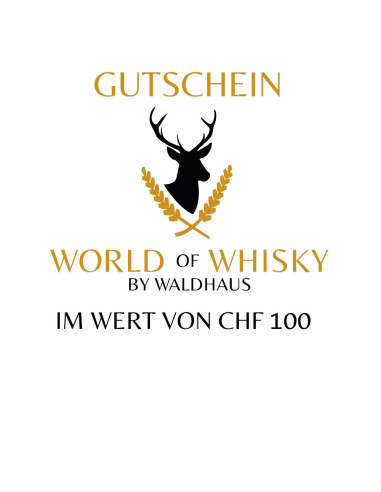 GUTSCHEIN - im Wert von CHF 100.- bei World of Whisky