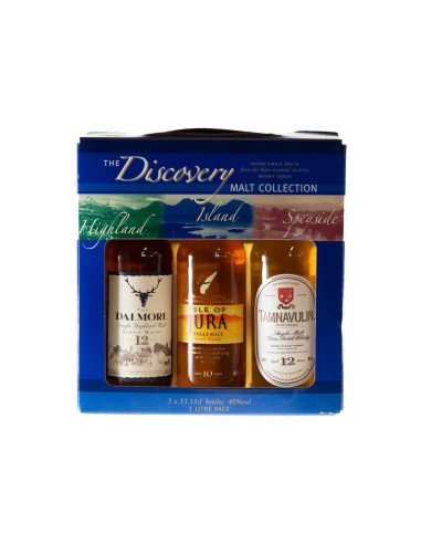 THE DISCOVERY MALT COLLECTION - DALMORE 12y / JURA 10y / TAMNAVULIN 12y