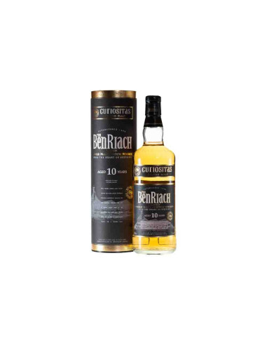 BENRIACH - 10y - CURIOSITAS PEATED MALT 