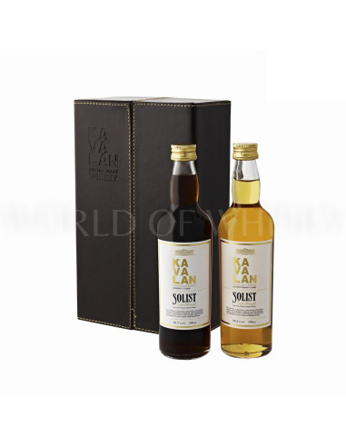 Kavalan Bourbon &Sherry Cof. Cuir 2 x 196 ml