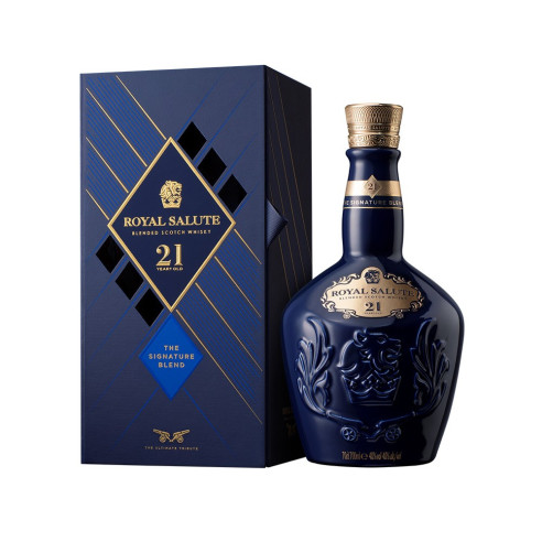 CHIVAS REGAL - 21y - ROYAL SALUTE - THE SIGNATURE BLEND