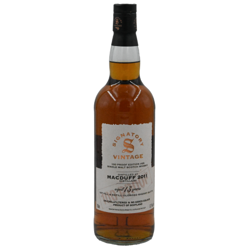 MACDUFF - VINTAGE 2011- 13y - 100 PROOF EDITION...