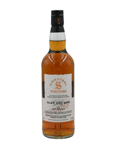 GLEN ORD - VINTAGE 2016- 9y - 100 PROOF EDITION...