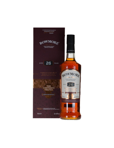 BOWMORE - 26y - THE VINTNER`S TRILOGY - FRENCH OAK BARRIQUE