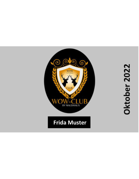 WOW-CLUB Mitgliedschaftsbeitrag für 1 Jahr